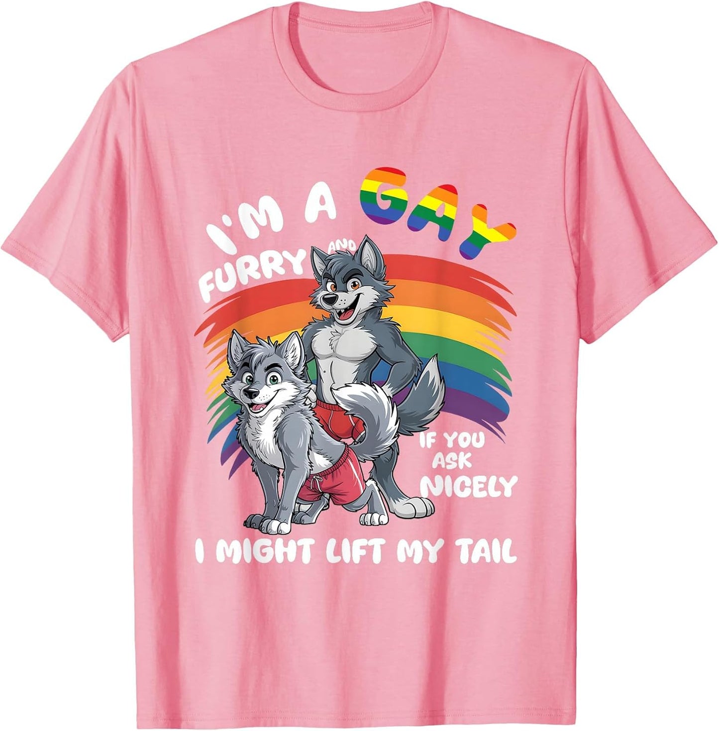 I'm A Gay Furry Pride Month Gay LGBTQ Rainbow Fox Furry