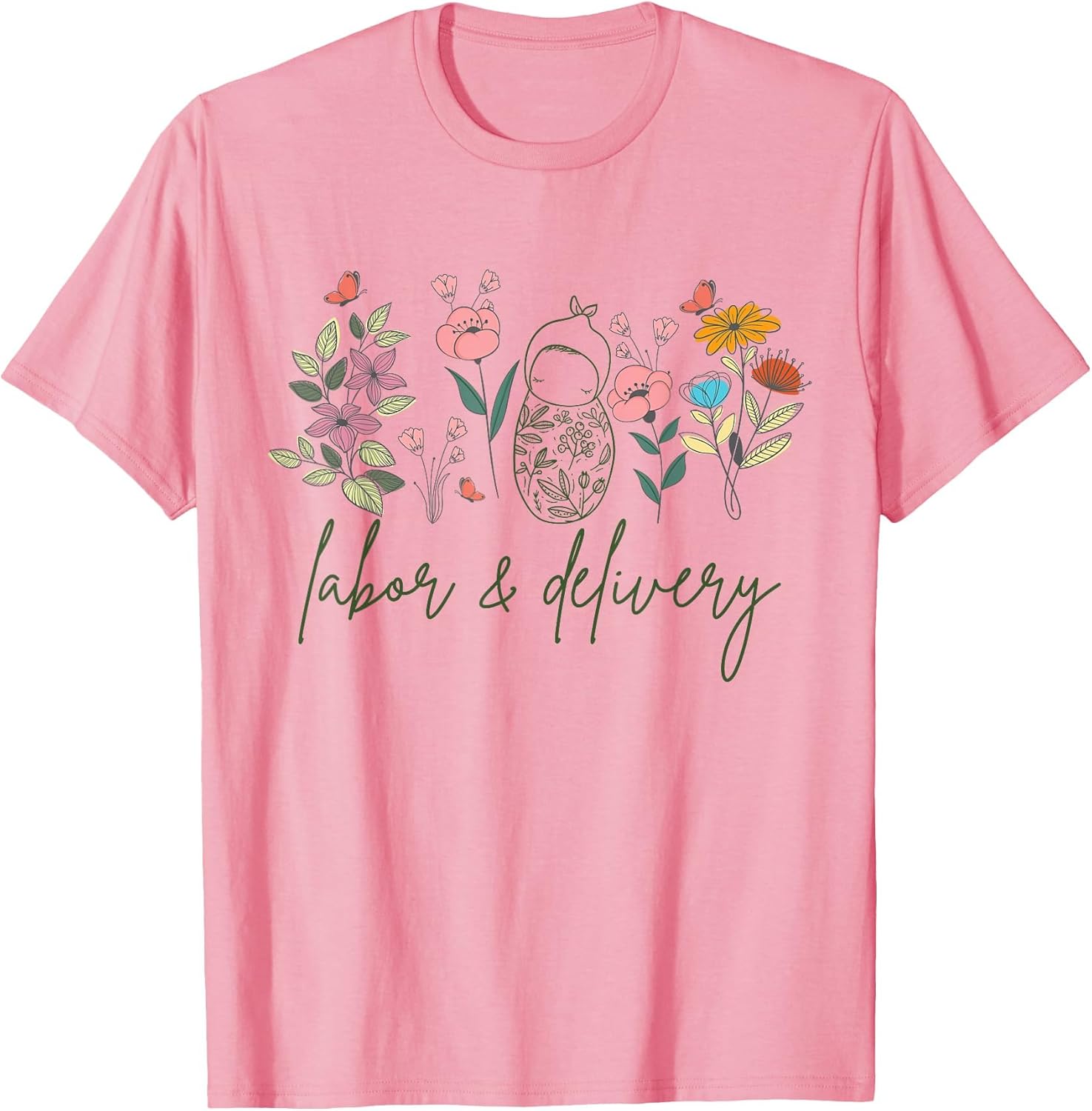 Retro Wildflower Labor and Delivery Nurse Future L&D Nurse