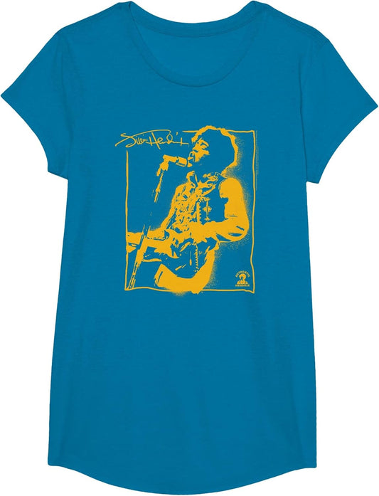 Jimi Hendrix Spray Paint Graffiti Portrait Vintage Band
