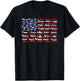Military Aviation American Flag Aircraft Distressed Design