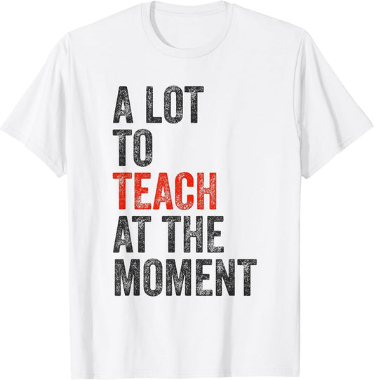 A Lot to Teach at The Moment Funny Kindergarten Teacher