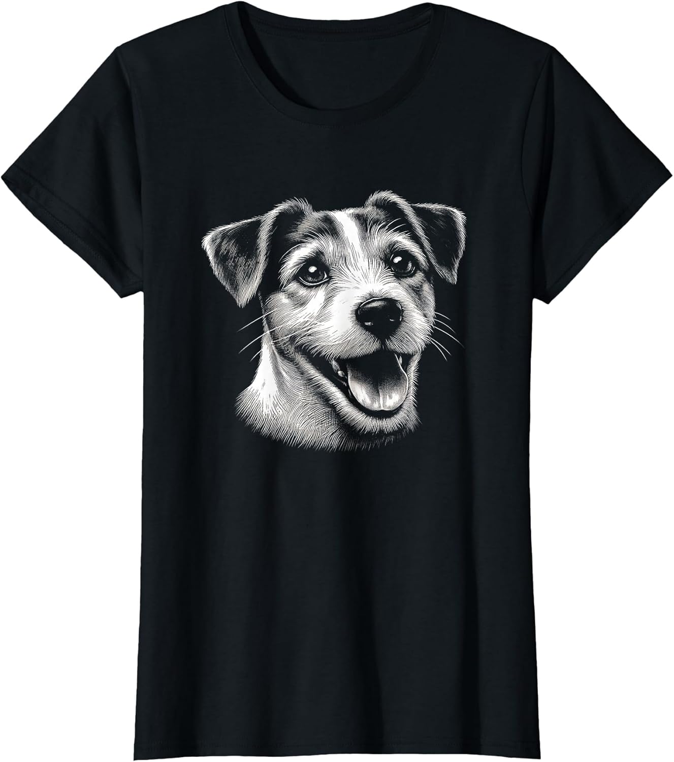 Jack Russell Terrier Dog Face Art Design and Men