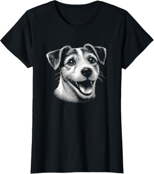 Jack Russell Terrier Dog Face Art Design and Men