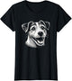 Jack Russell Terrier Dog Face Art Design and Men