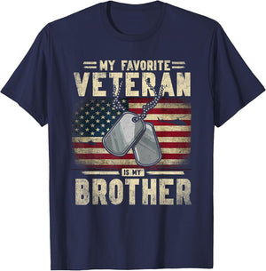 Veterans Day My Favorite Veteran is My Brother Patriotic