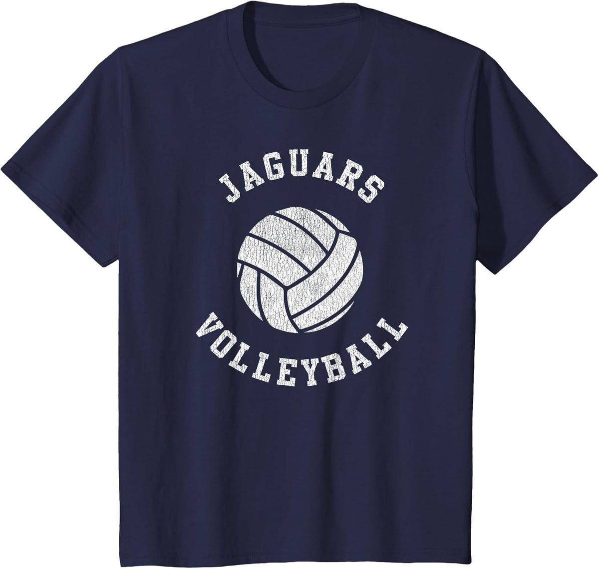 Jaguars Volleyball Retro Distressed Team VB Graphic