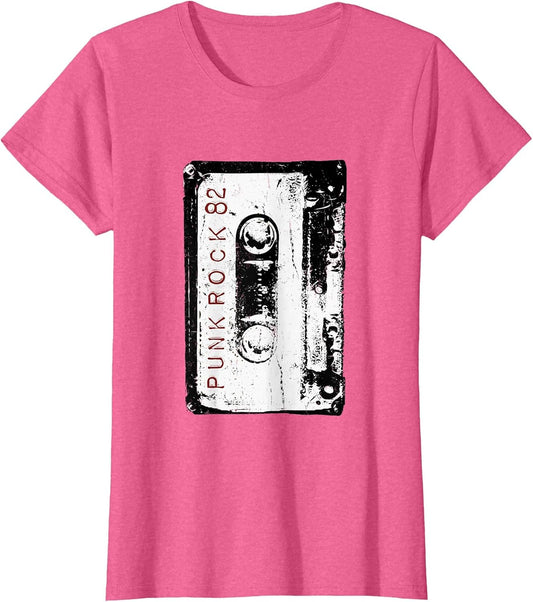 Punk Rock 80's Retro Concert Mixtape Cassette Vintage