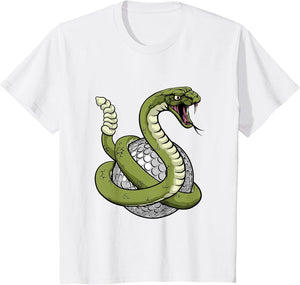 Rattlesnake Snake Golf Ball Sports Team Cartoon Mascot