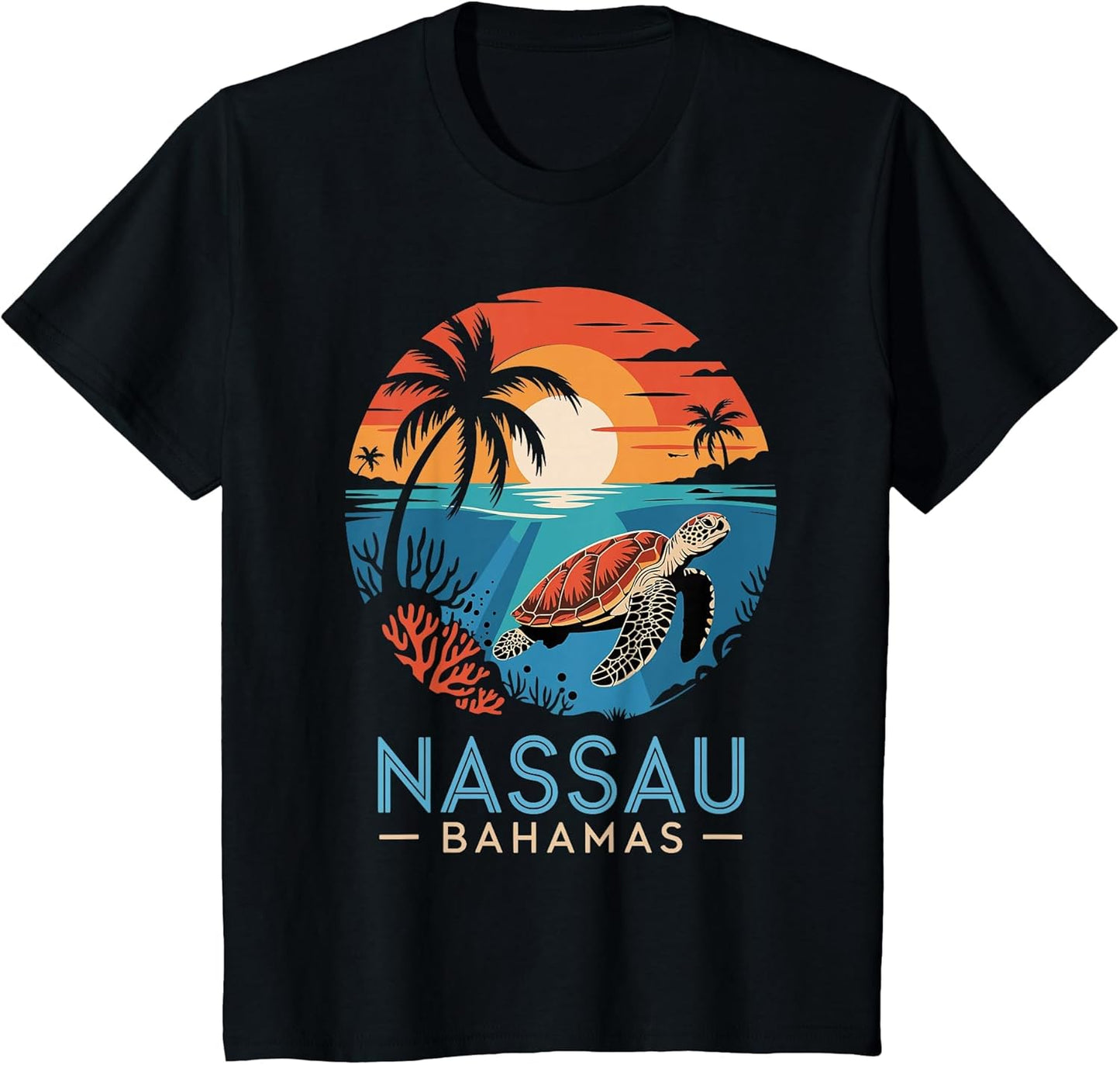 Nassau Bahamas Shirt Sea Turtle