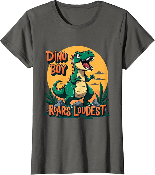 Dino Boy Roars Loudest Dinosaur Design
