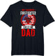 My Favorite Firefighter Calls Me Dad American Flag for Dad