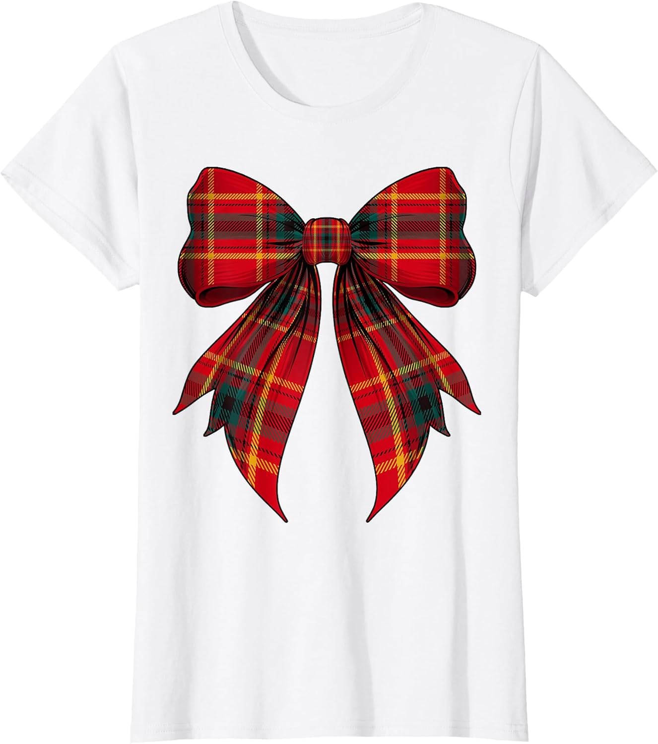 Coquette Bow Steward Tartan Scottish Plaid Pattern