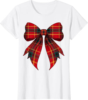 Coquette Bow Steward Tartan Scottish Plaid Pattern
