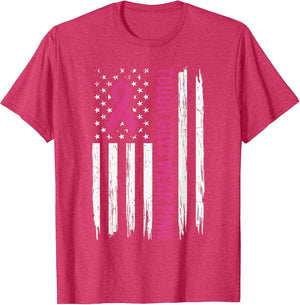 Tough Guys Wear Pink Support Breast Cancer Awareness