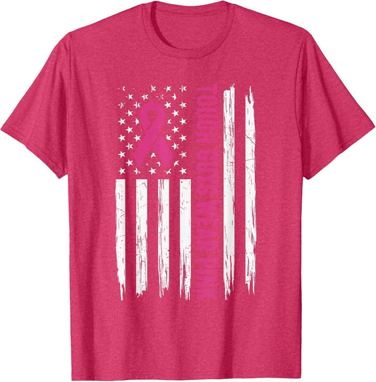 Tough Guys Wear Pink Support Breast Cancer Awareness