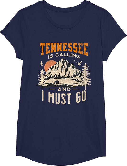 Vintage Tennessee is Calling and I Must Go, Distressed Print