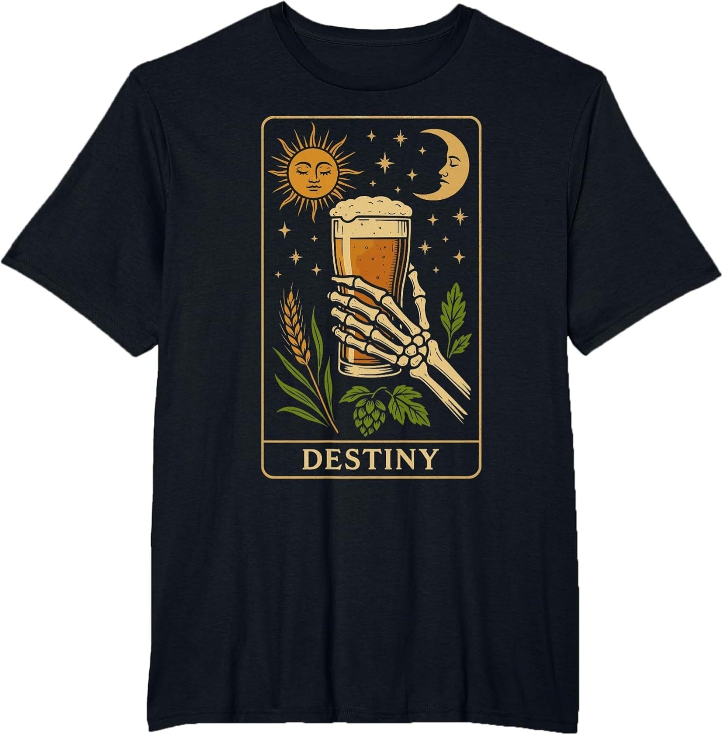 Tarot Card Men Women Funny Beer