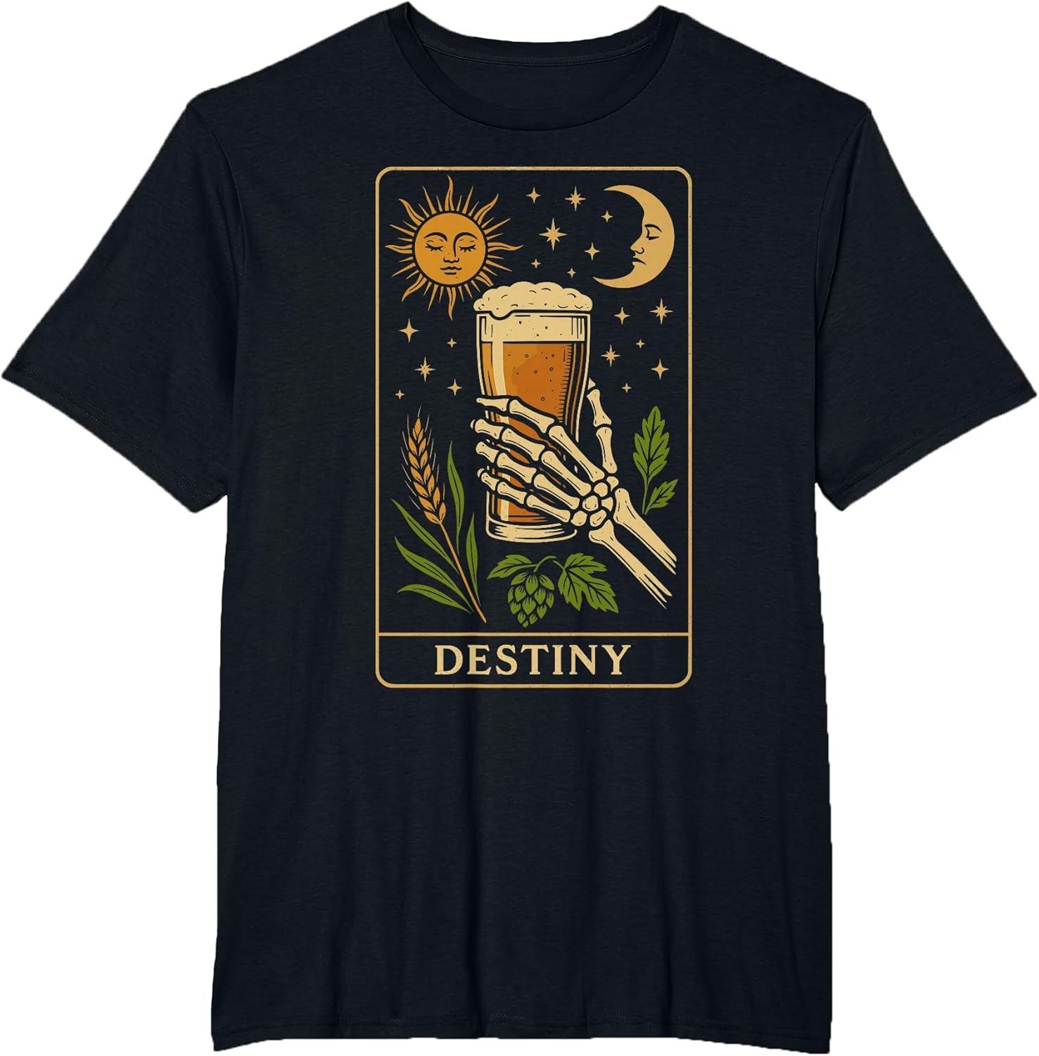 Tarot Card Men Women Funny Beer