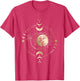 Mystic Moon and Sun Phase Celestial Boho Vintage