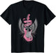 I Love Rock and Roll Pink Guitar Angel Wings Vintage