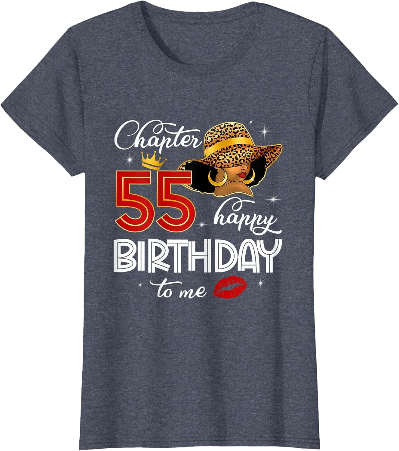 Chapter 55 Leopard Hat 55th Birthday Queen Black Women