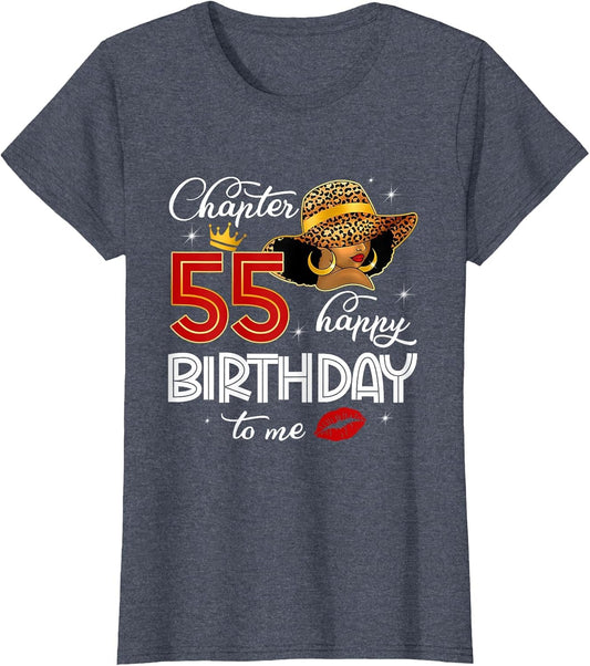 Chapter 55 Leopard Hat 55th Birthday Queen Black Women
