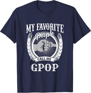 My Favorite People Call Me Gpop Fist Bump Special Grandpa