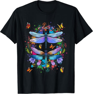 Dragonfly Chakra Color Flower Dragonflies
