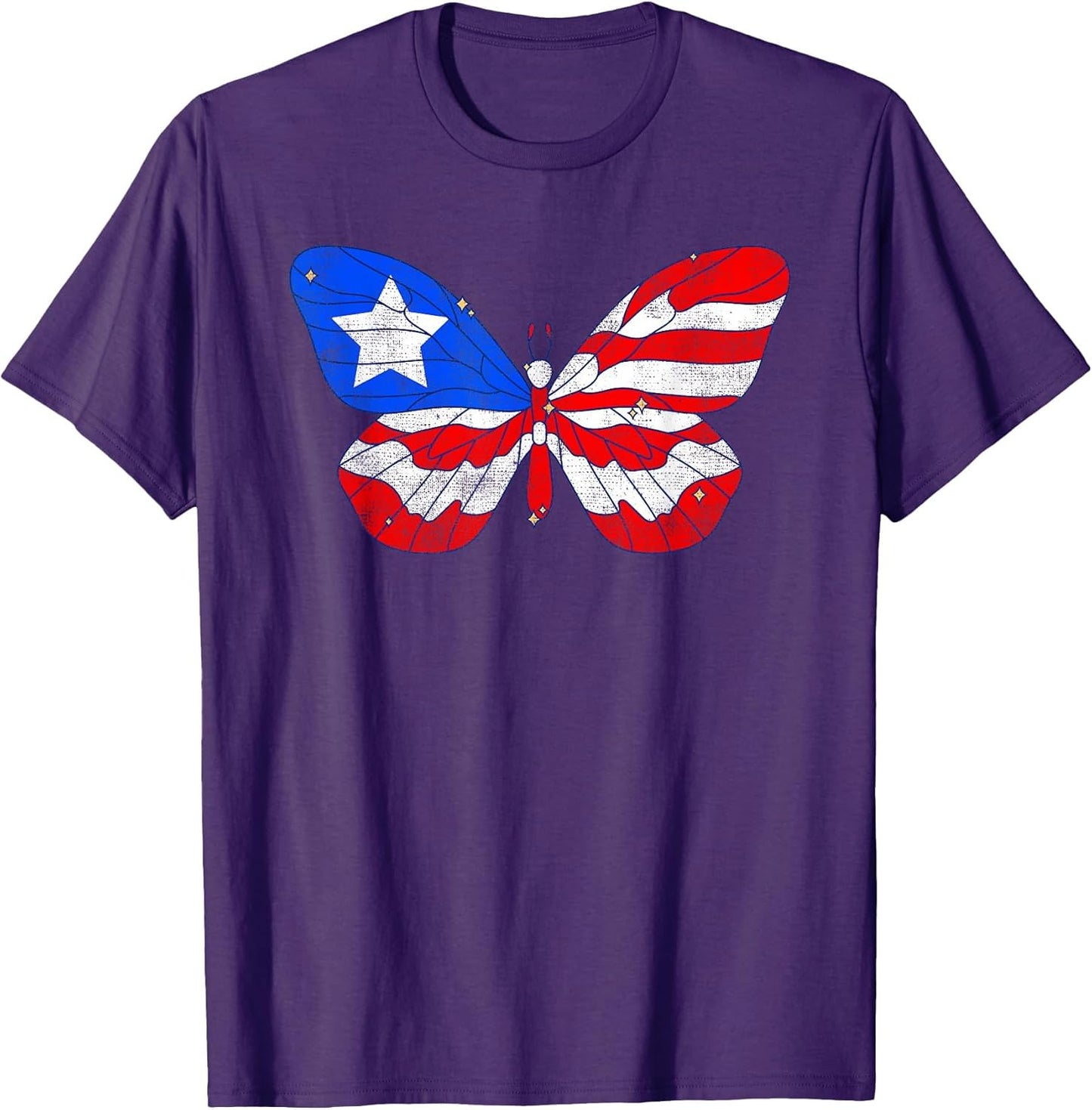 PR Flag Butterfly Heritage Puerto Rico