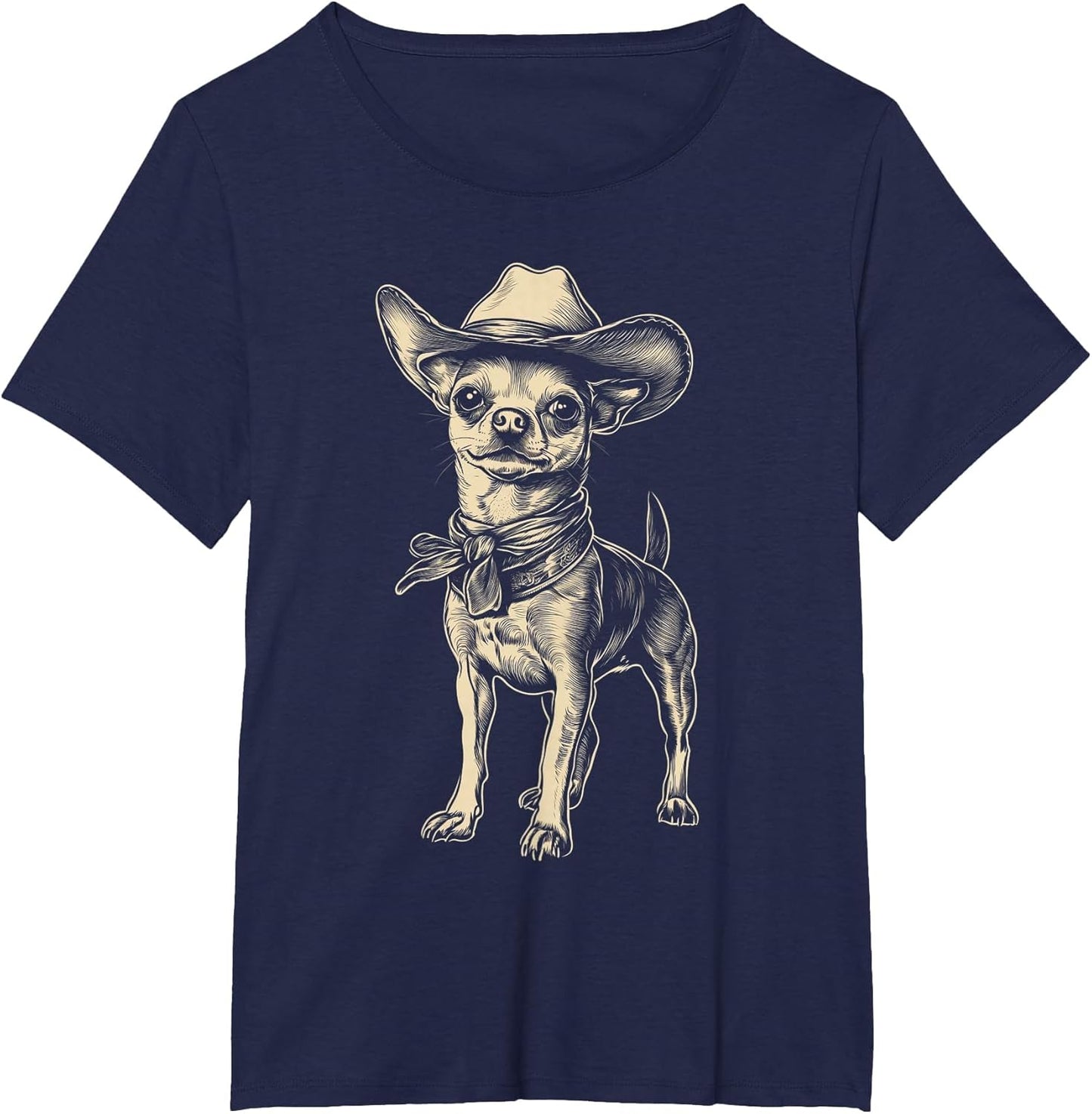 Chihuahua Wearing Cowboy Hat Funny Western Dog Mom Dad