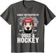 Easily Distracted by Dogs and Hockey Funny Dog Owner
