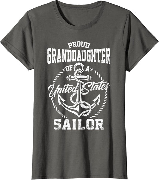 Proud Granddaughter of A Sailor US Veteran Family Matching