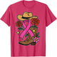 Western Breast Cancer Awareness Women Pink Ribbon Cowboy Hat