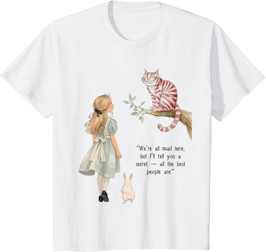 Alice Adventures Wonderland Retro Childrens Vintage Book Day