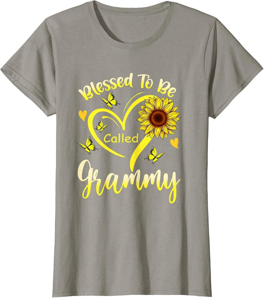 Blessed to Be Called Grammy Sunflower Floral Mothers Day