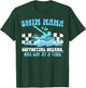 Swim Mama Groovy Swim Mom of A Swimmer Mom Swimming Mom