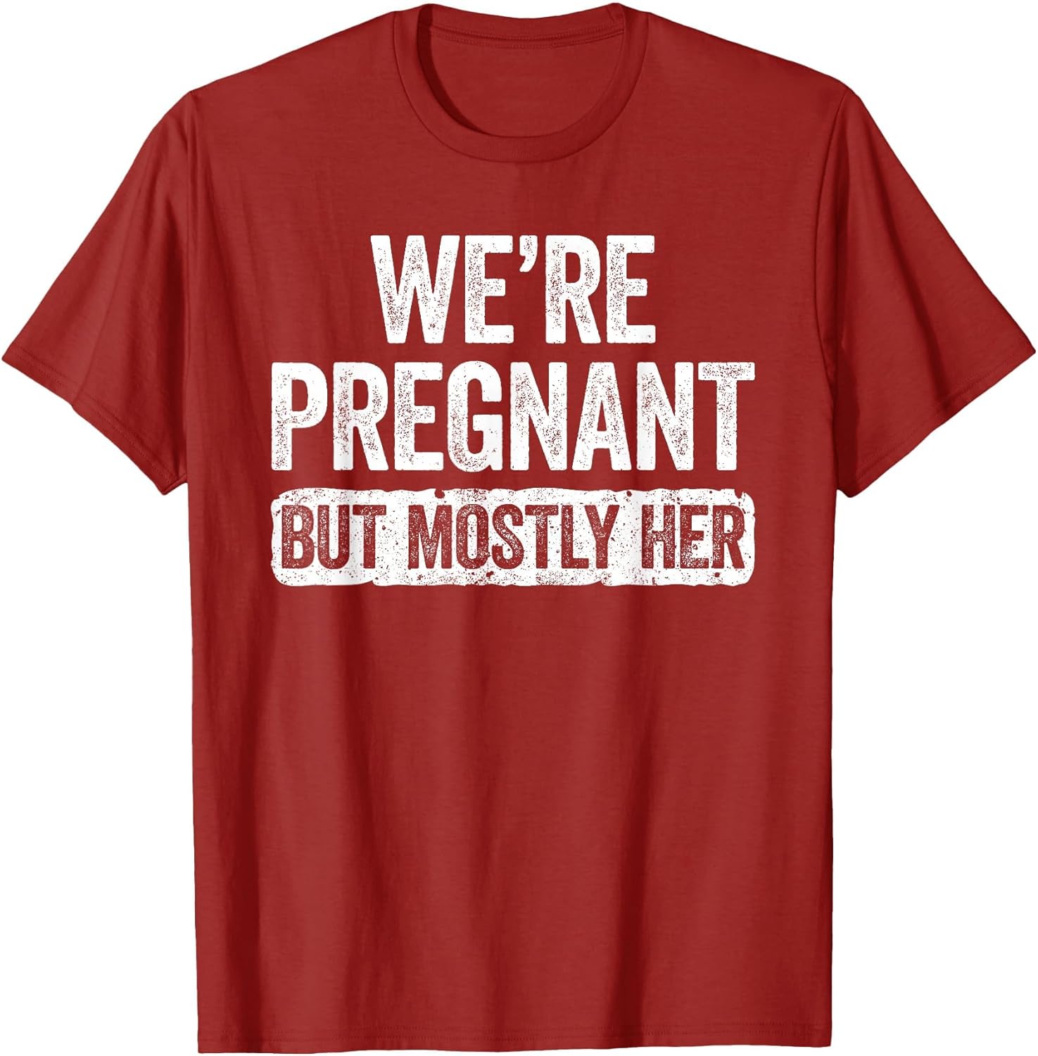 We're Pregnant But Mostly Her Shirt Pregnancy Announcement