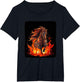 Cool Burning Animal Love with fire and Flames Horse Outfit