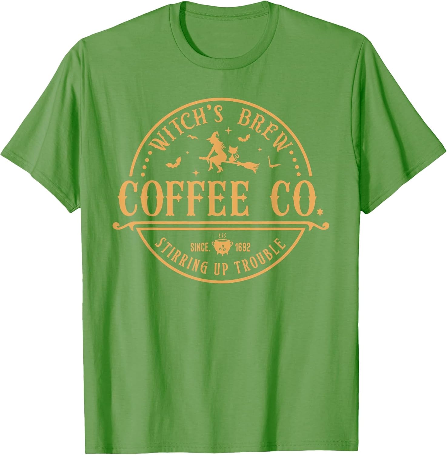 Witch's Brew Coffee Co Stirring Up Trouble Funny Halloween