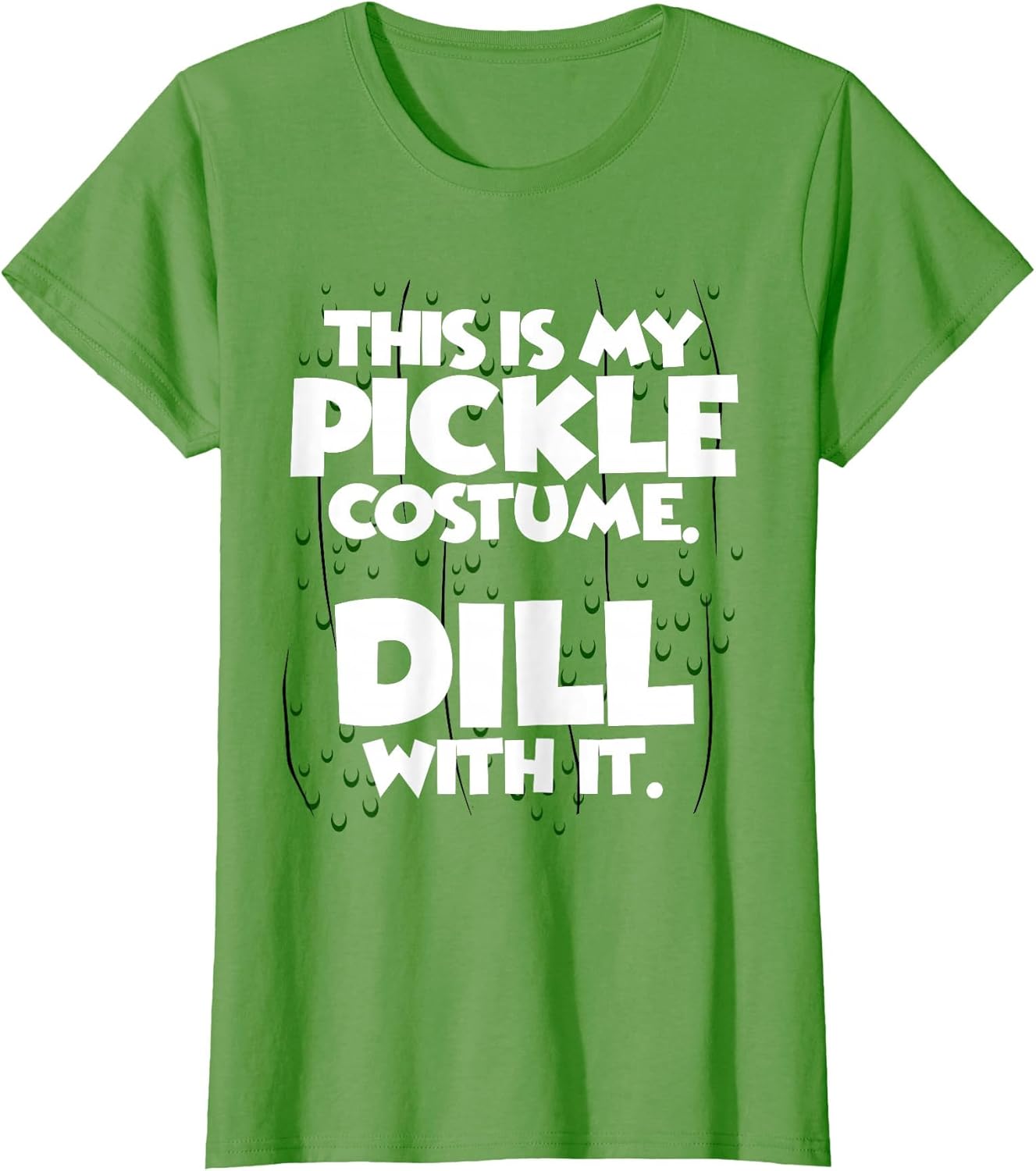 Pickle Halloween Costume Shirt Easy Funny Women Men Kids