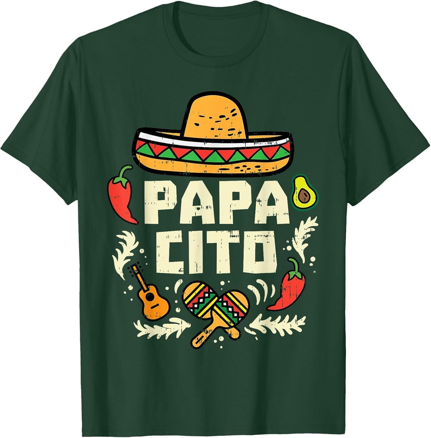 Papacito Family Cinco De Mayo Matchin Couple Mexican Dad Men
