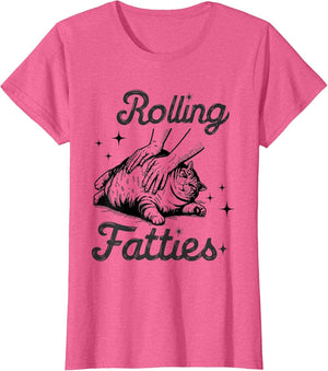 Rolling Fatties Cat Funny Cute Cat Lover Kitten Owner Kitty