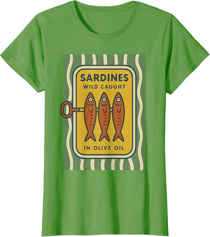 Sardine Retro Cute Vintage Fish Tin - Classic Mediterranean