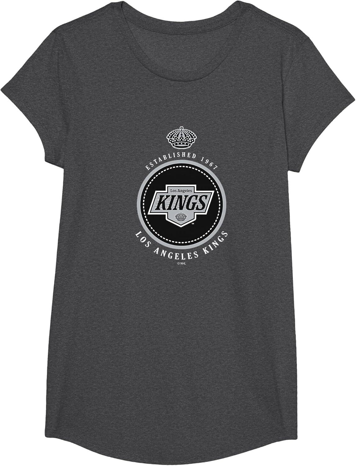 Los Angeles Kings Est 1967 Dark Heather Officially Licensed