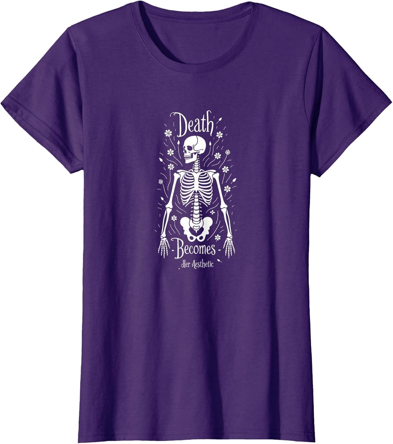 Skeleton Women's Death Becomes Her Gothic Aesthetic