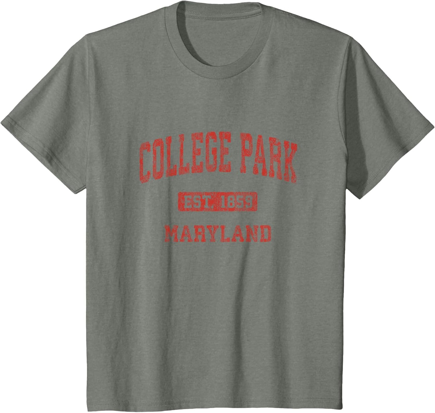 College Park Maryland MD Vintage Athletic Sports Design