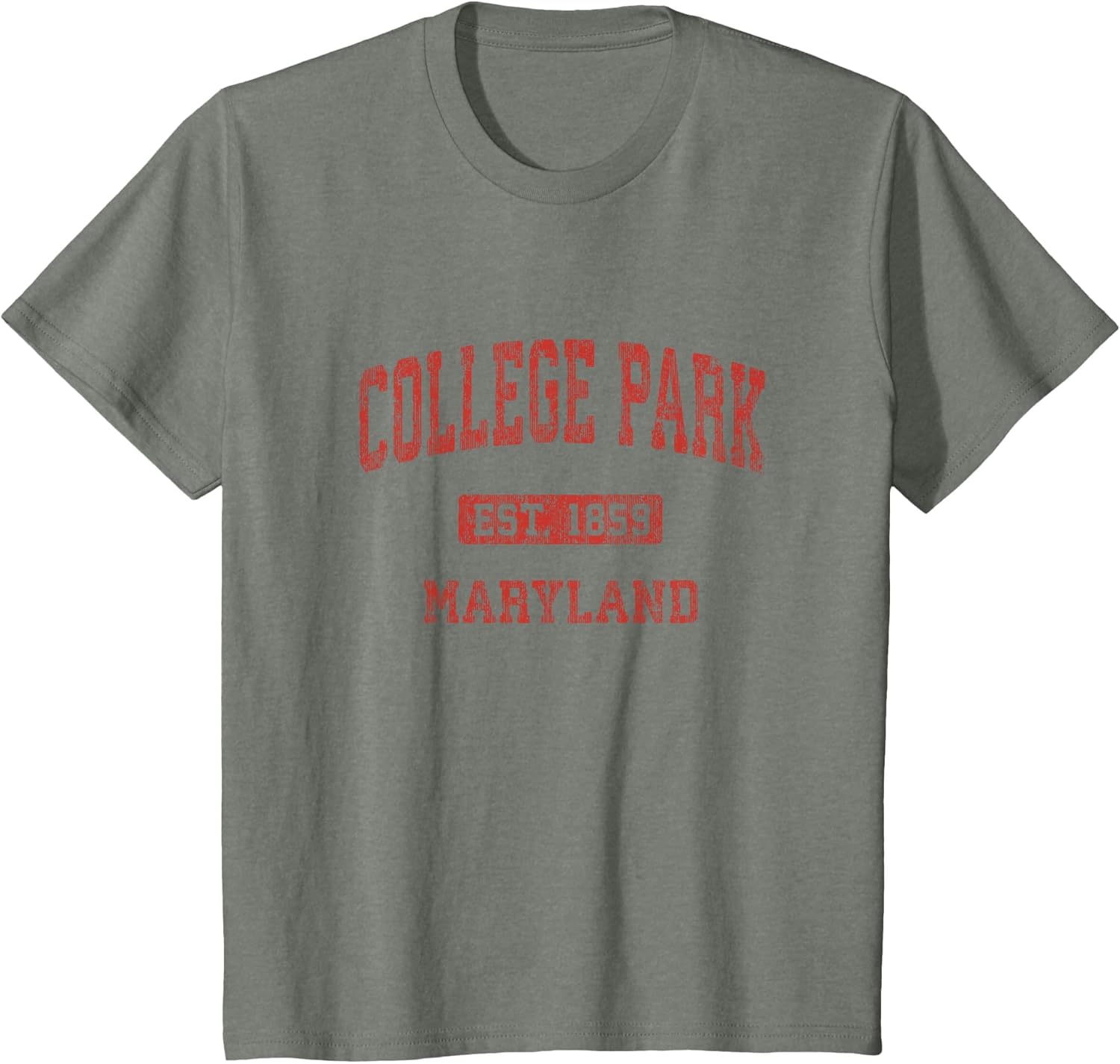 College Park Maryland MD Vintage Athletic Sports Design