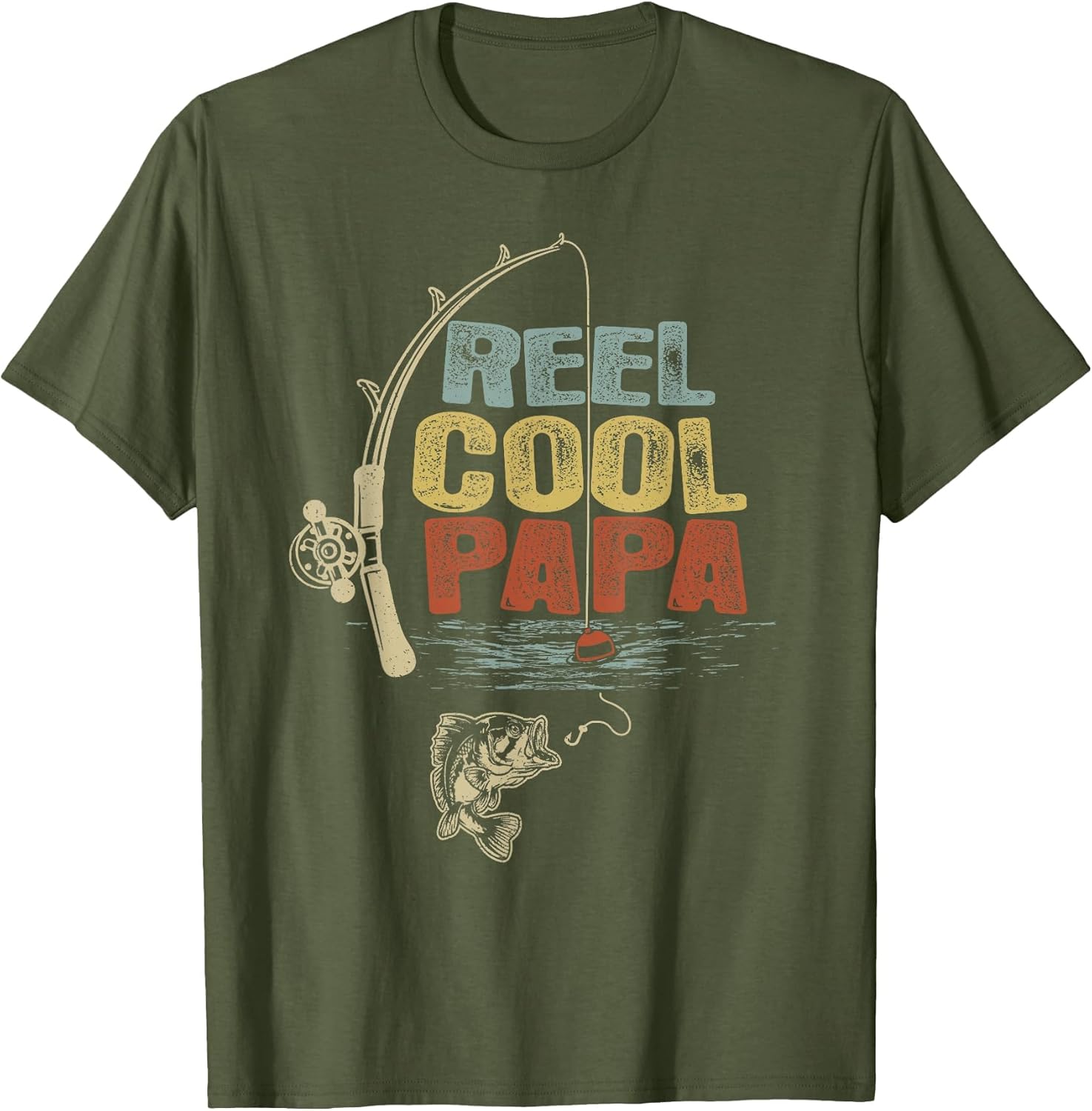 Funny Fisherman Vintage Reel Cool Papa