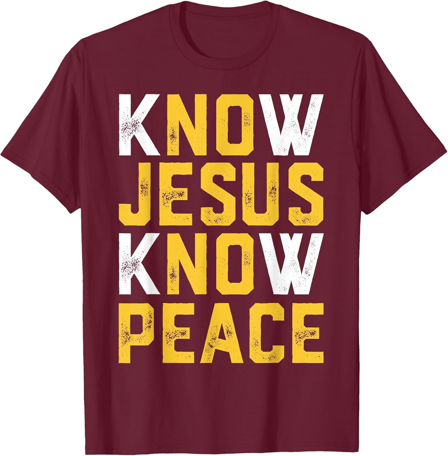 Christian Faith Religious Pastor Know Jesus Know Peace Quote
