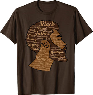 Black History Afro Men King Father Melanin African American